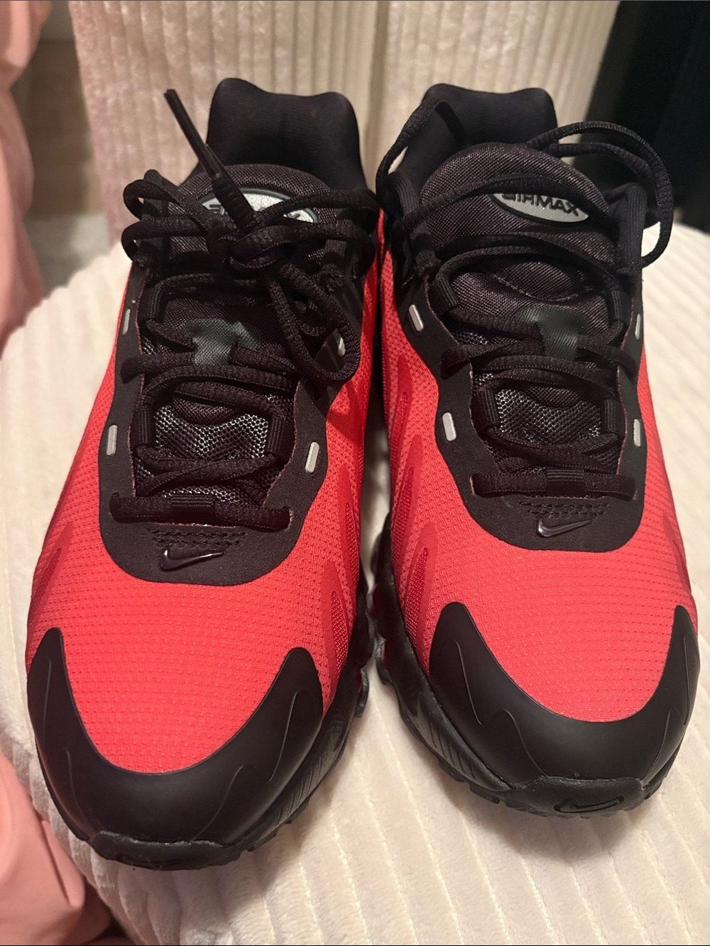 Nike Red and Black Air Max Runner Sneakers